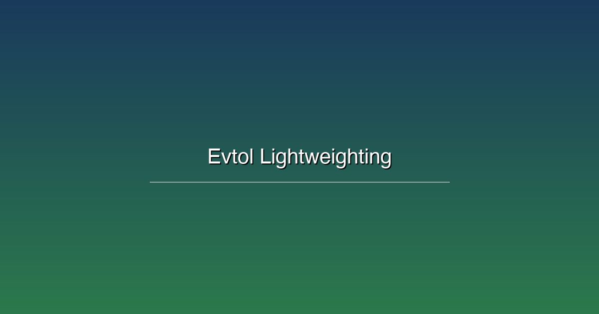 Lightweighting eVTOL Aircraft with Advanced Bimetallic Conductors