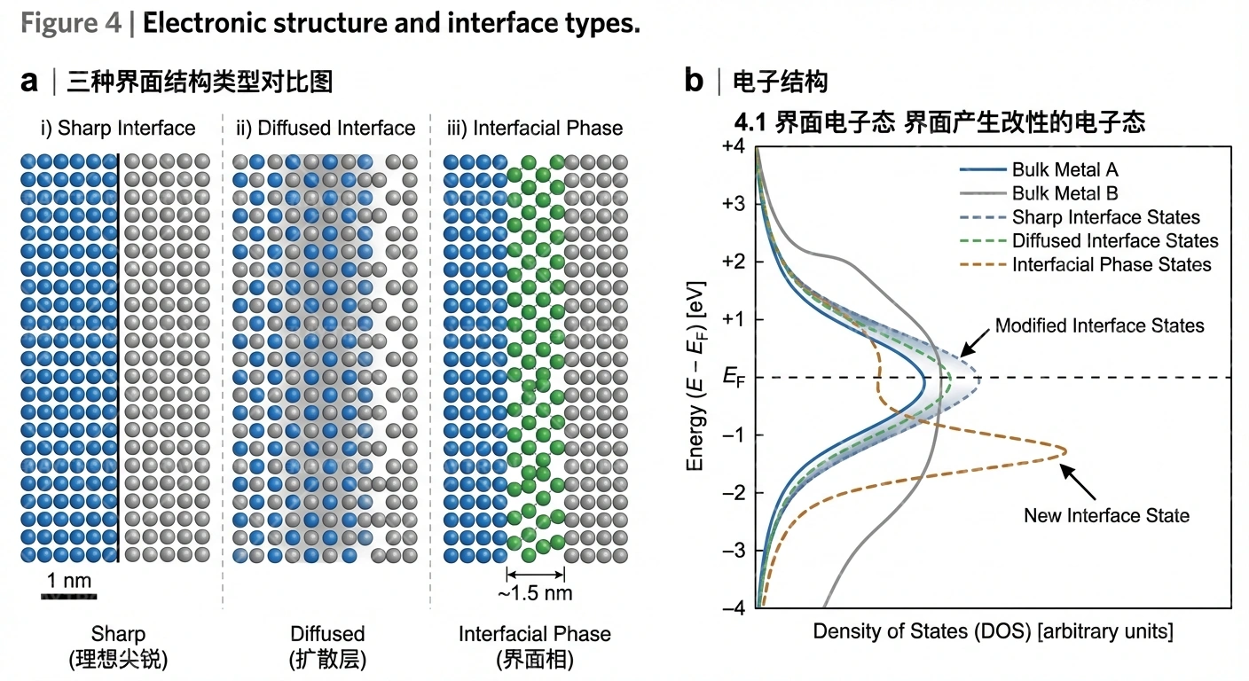 界面裂纹扩展路径示意图